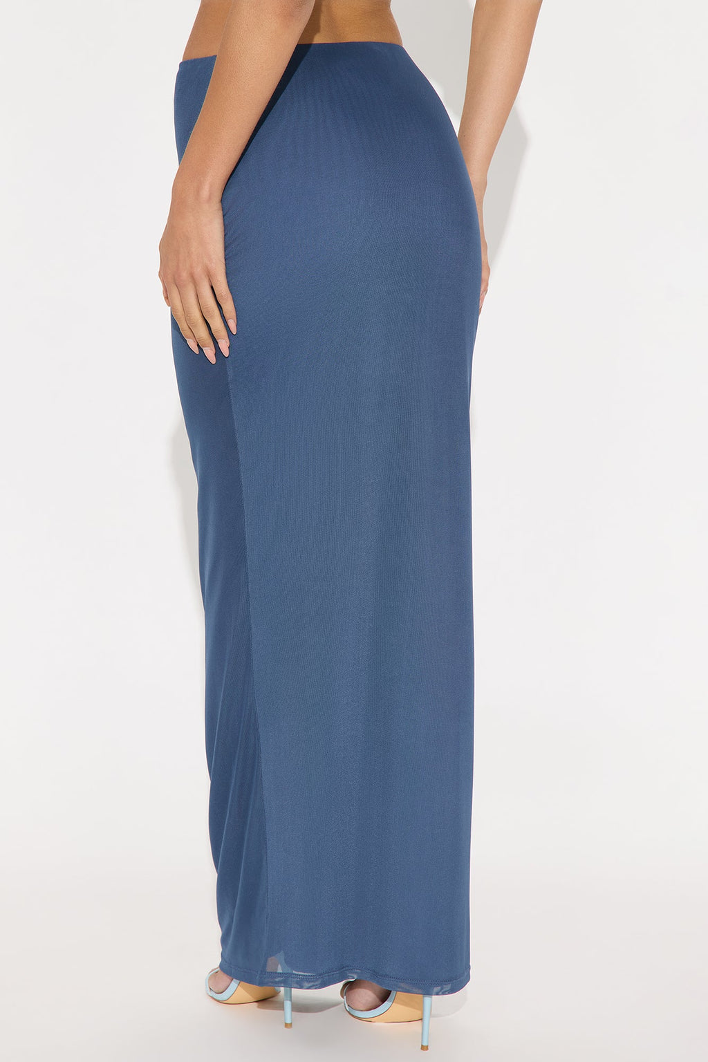 Emmeline Mesh Maxi Skirt - Midnight Blue
