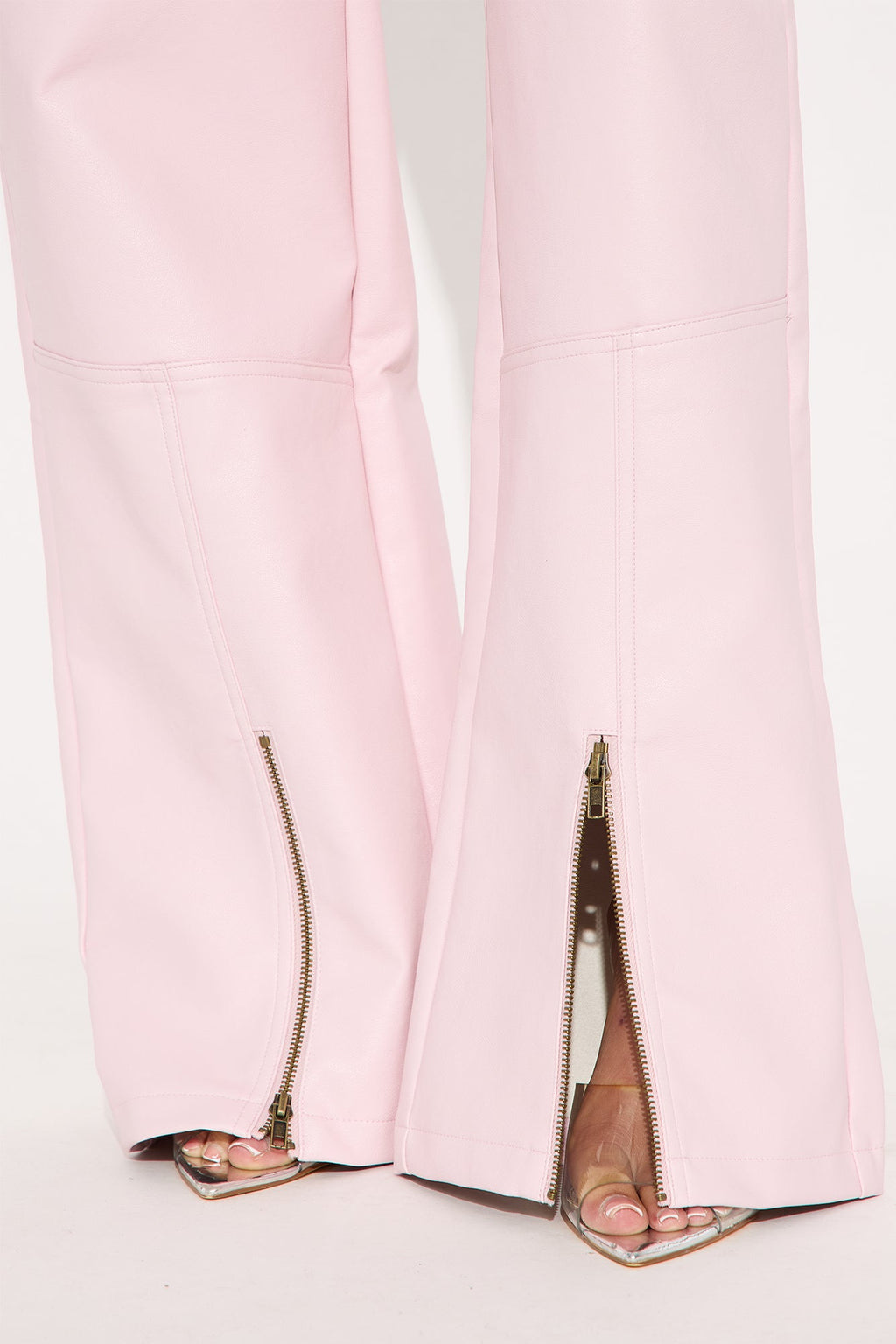 Hot N' Spicy Faux Leather Pant - Pink 