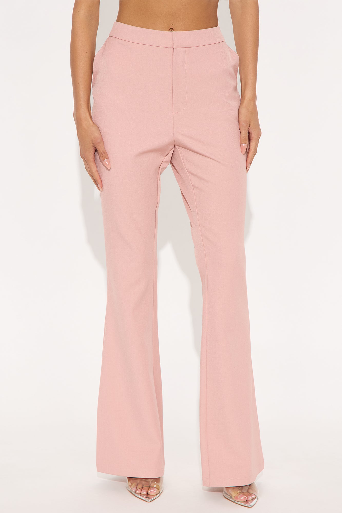 Octavia Flare Trouser Pant 33″ - Pink