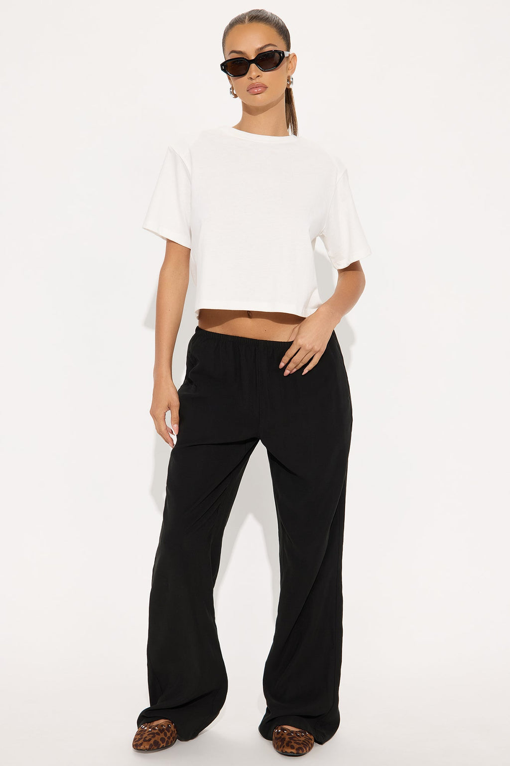 Lolita Wide Leg Lyocell Pant - Black