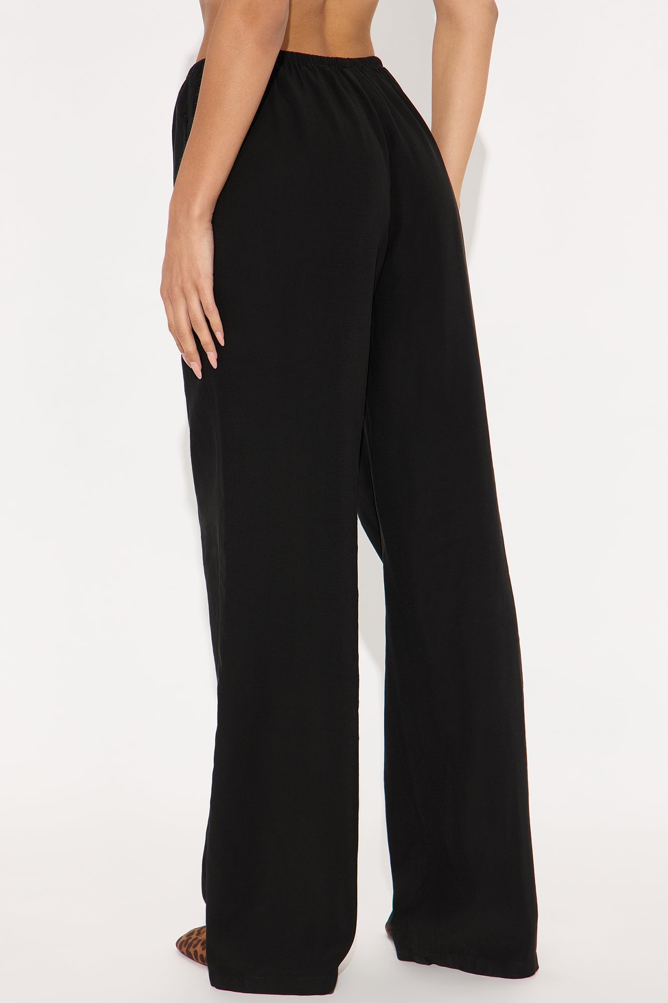 Lolita Wide Leg Lyocell Pant - Black