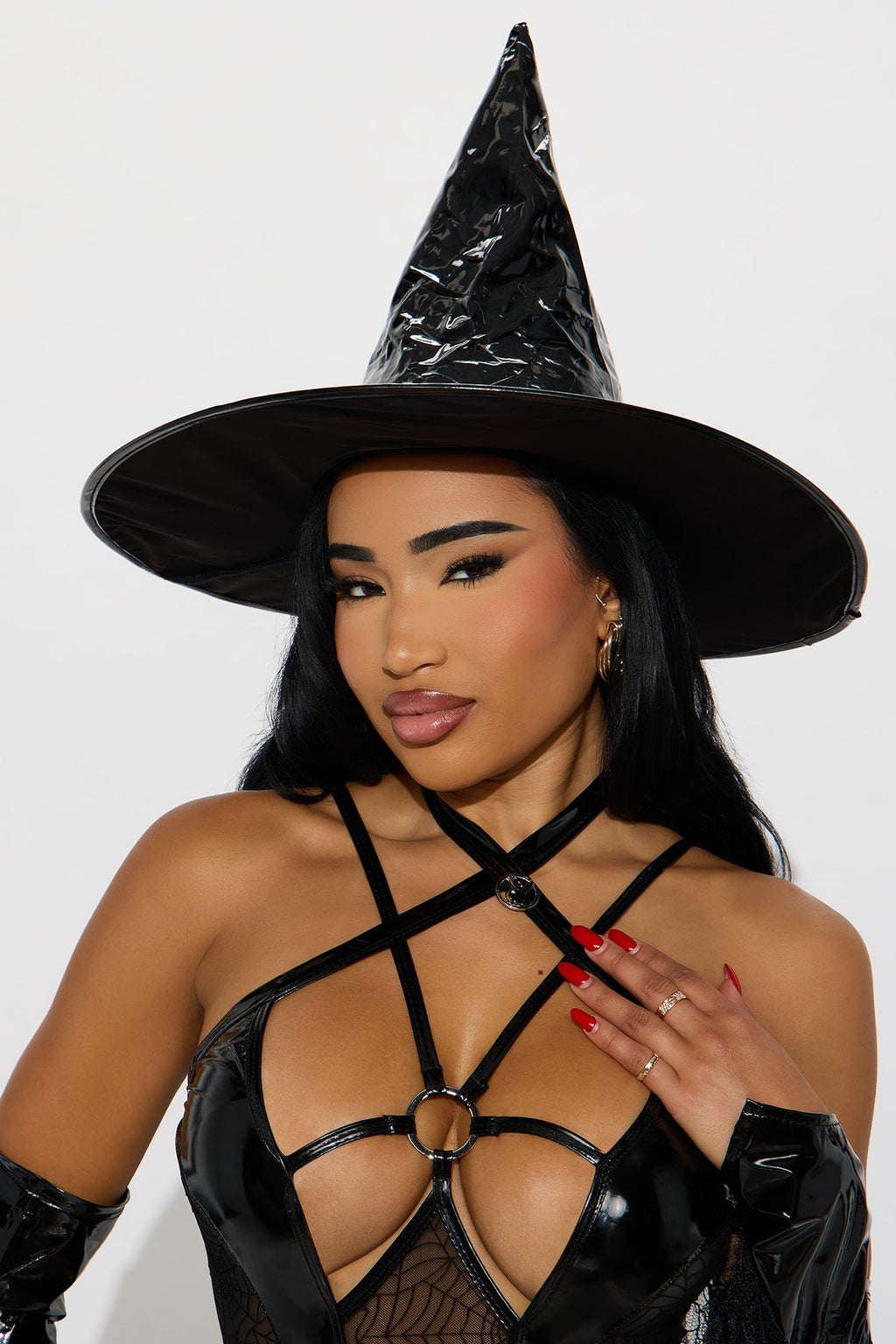 Playful Witch 3 Piece Halloween Costume - Black
