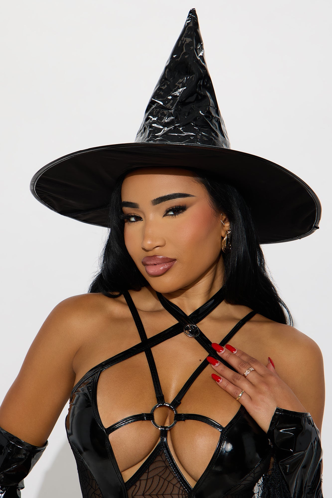 Playful Witch 3 Piece Halloween Costume - Black