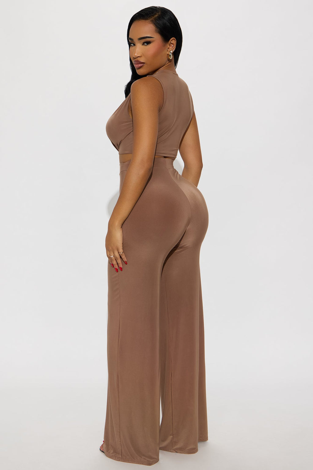 Goddess Hour Pant Set - Mocha 