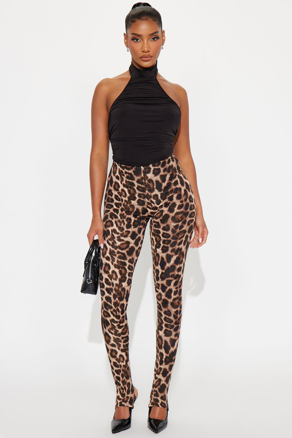 Wild One High Rise Leopard Footed Legging - Leopard