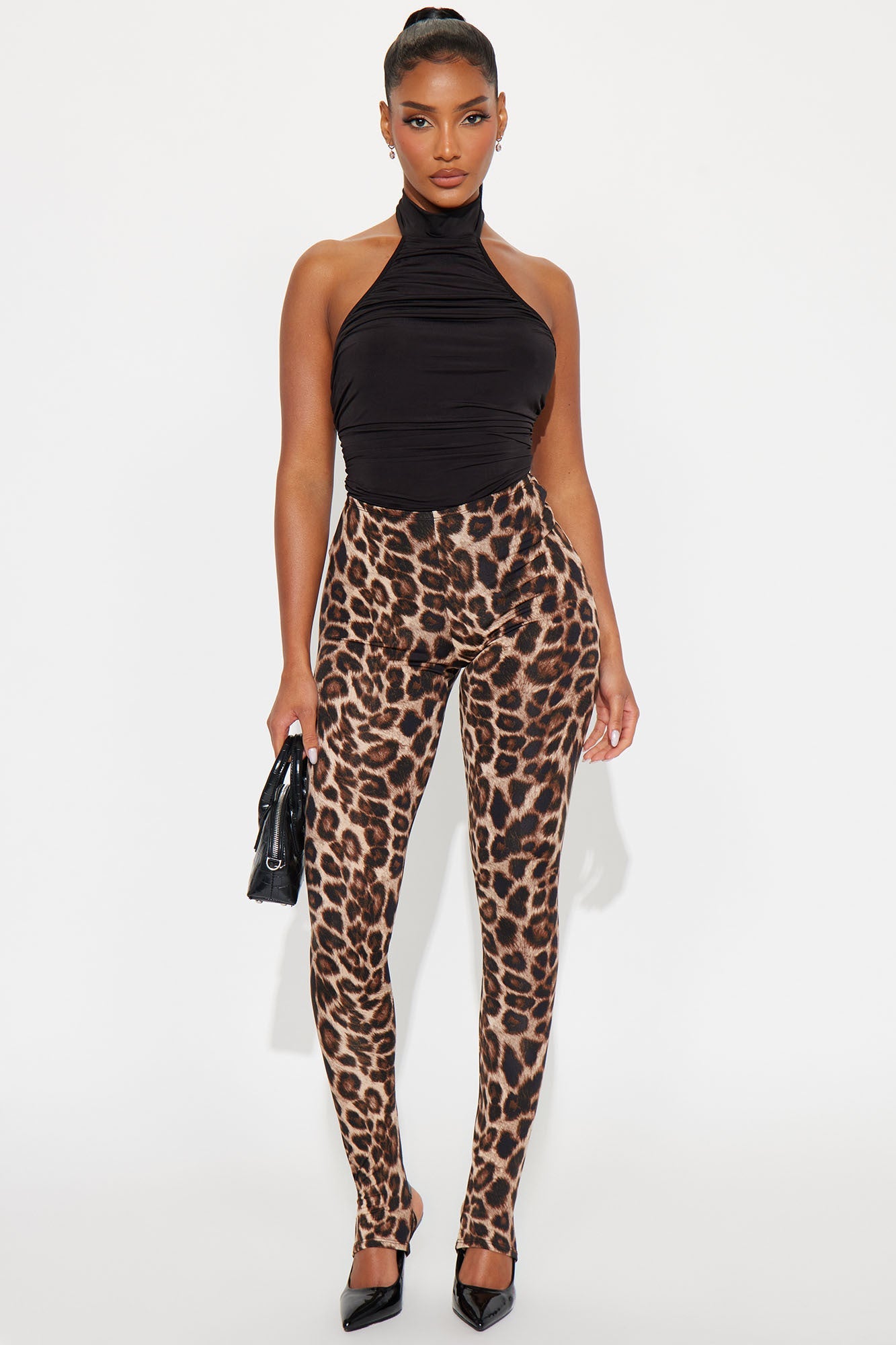 Wild One High Rise Leopard Footed Legging - Leopard