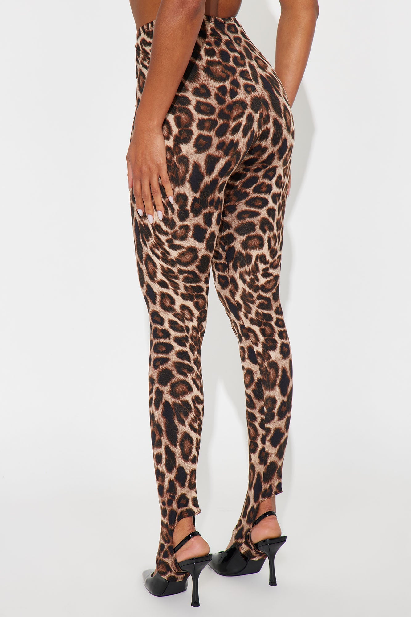 Wild One High Rise Leopard Footed Legging - Leopard