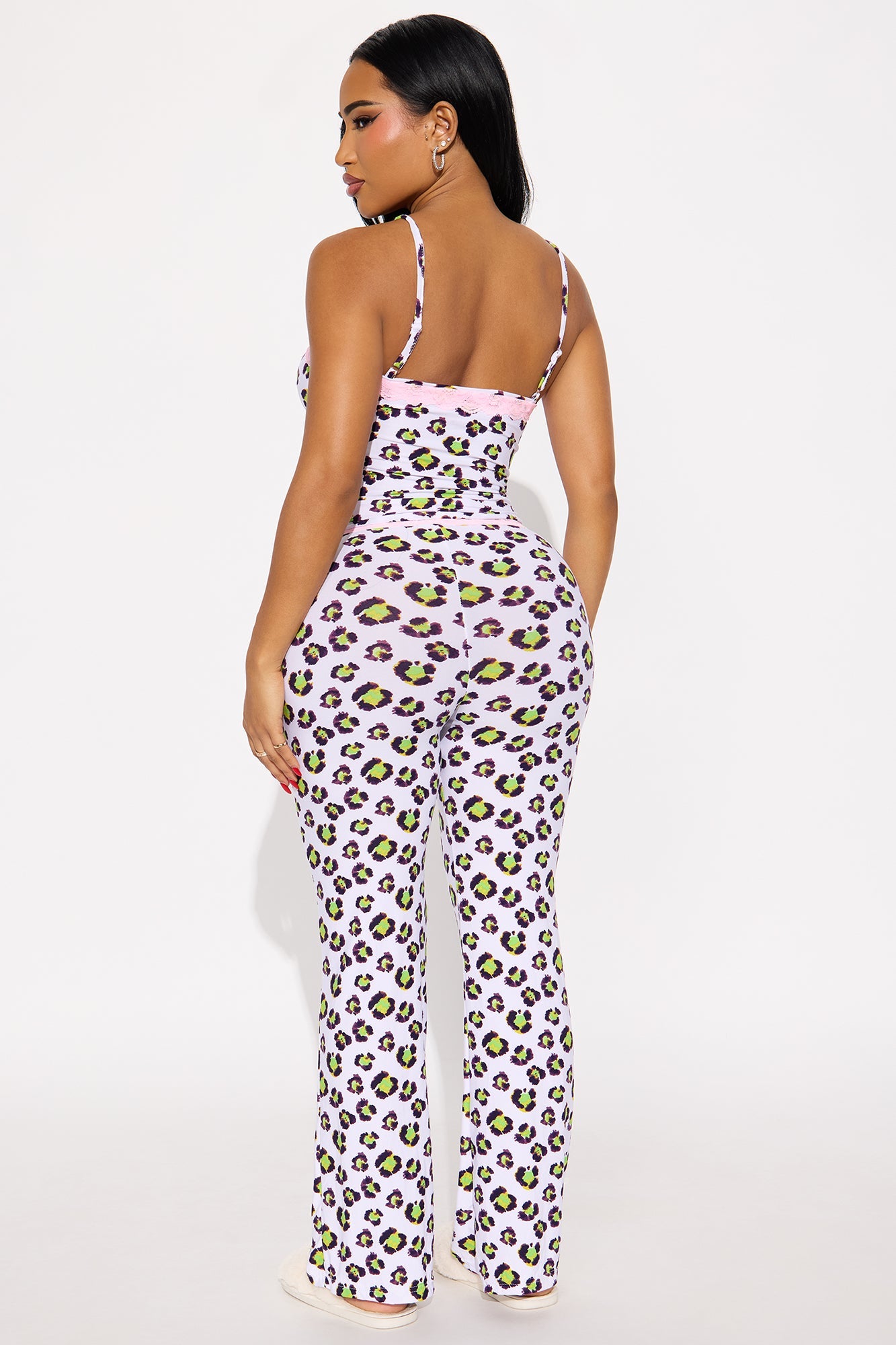 Wild Child Cami PJ Pant Set - Leopard
