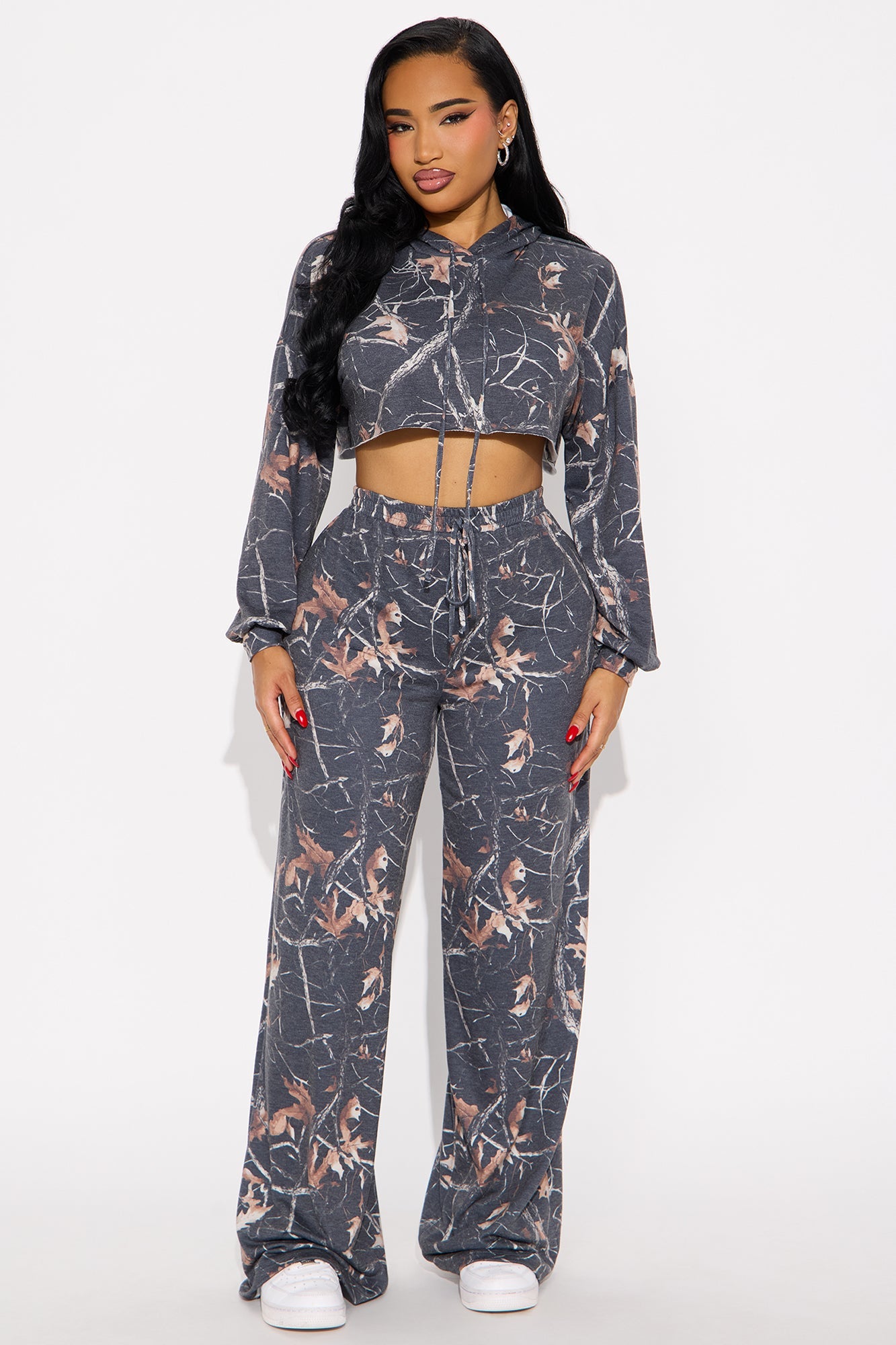 Chicago Camo Pant Set - Olive/combo