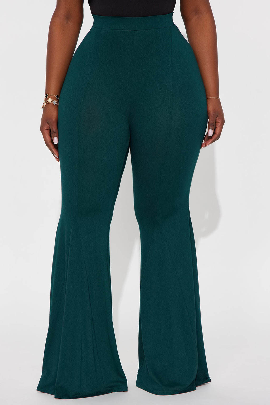 Keep My Secret Flare Pant 32″ - Hunter Green