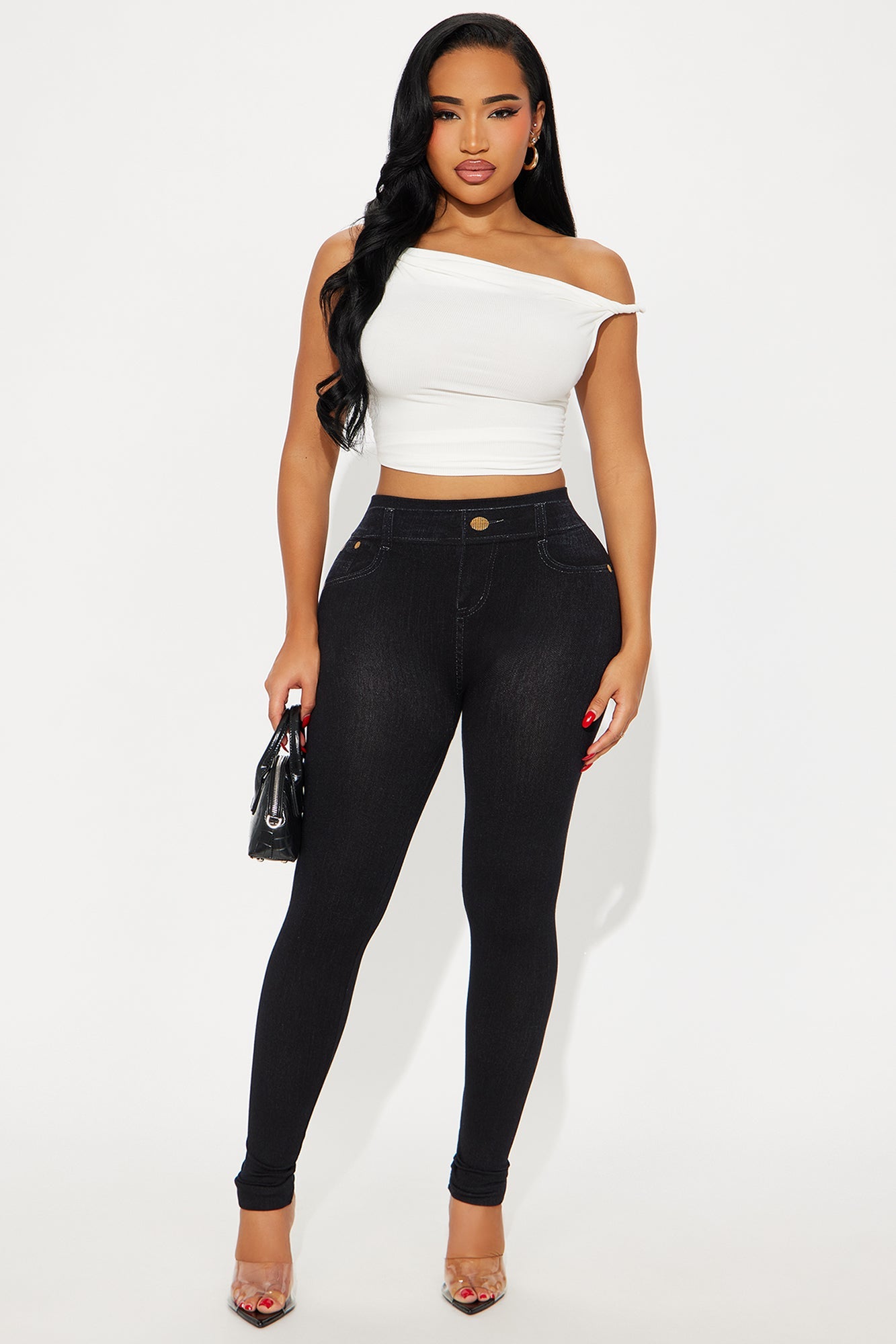 Aeryon Seamless Denim Look Legging - Indigo
