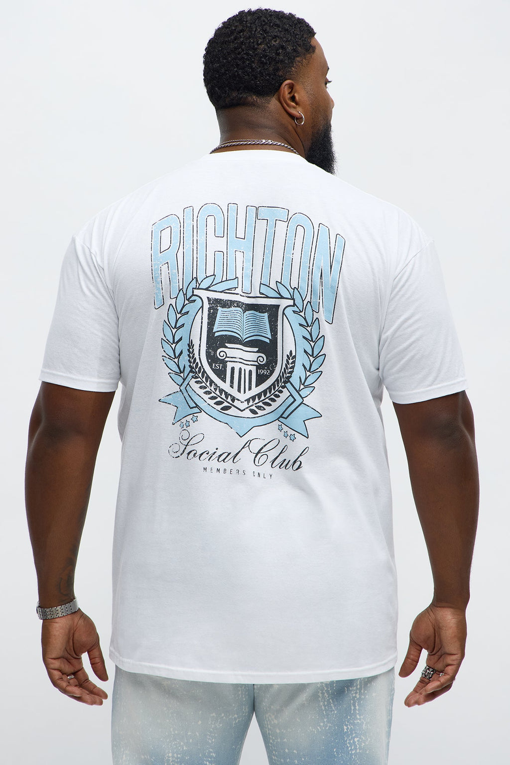 Richton Social Club Short Sleeve Tee - White