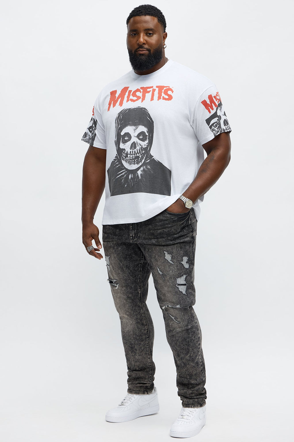 Misfits American Psycho Short Sleeve Tee - White