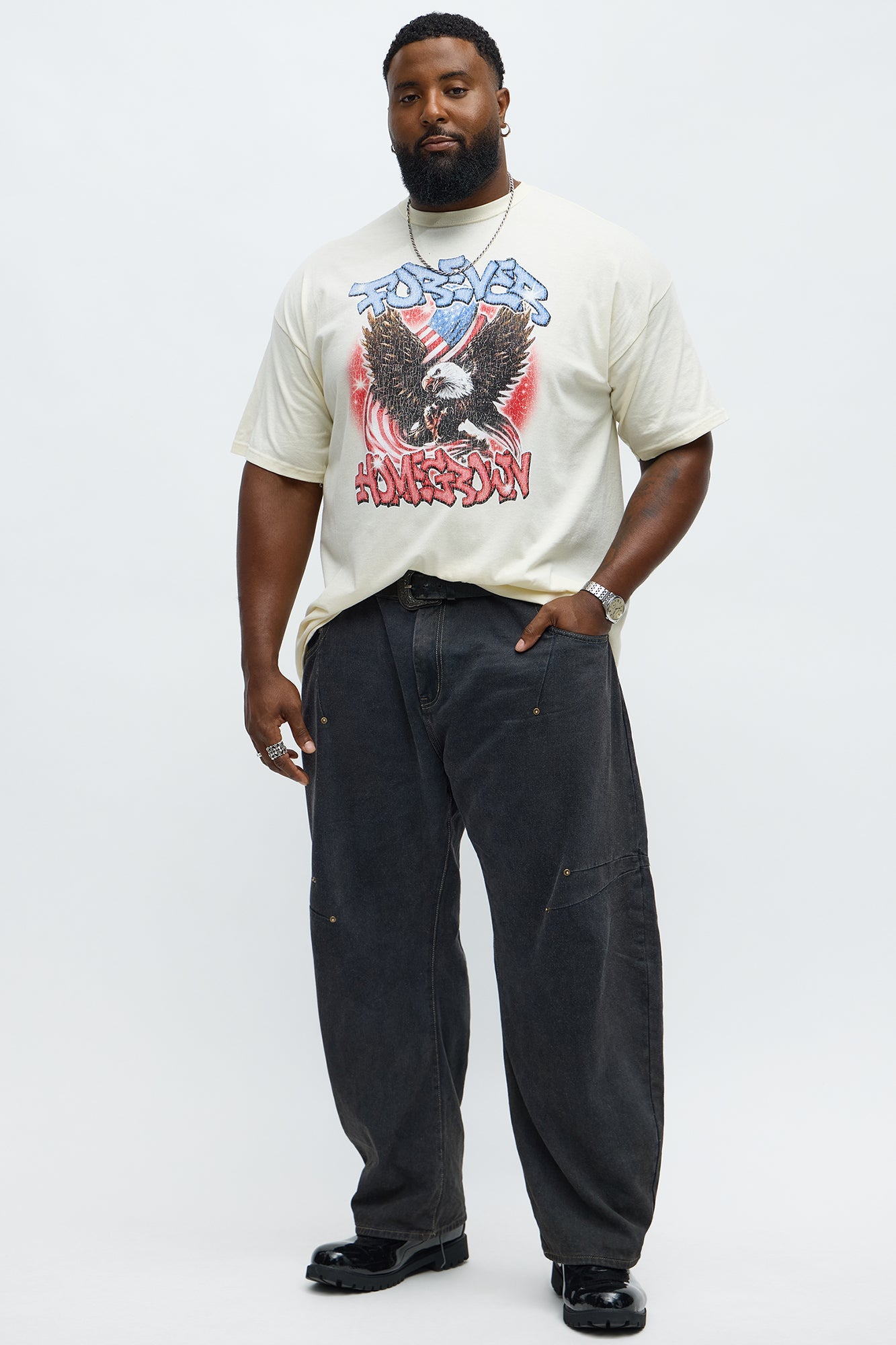 Forever Homegrown Short Sleeve Tee - Natural
