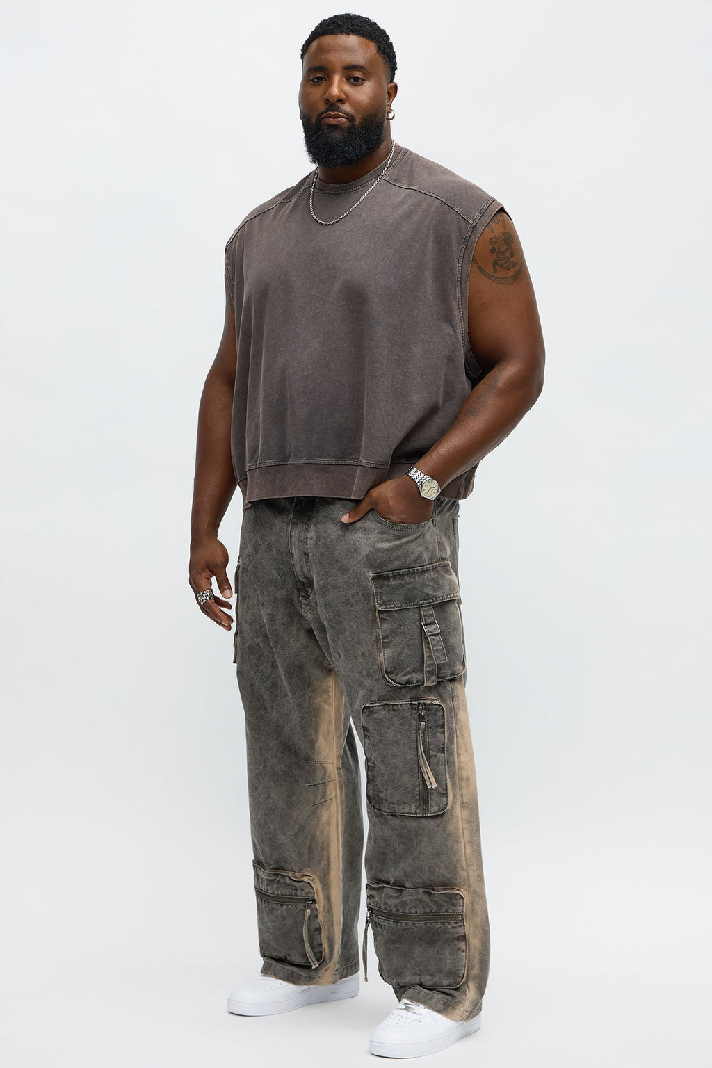 Baggy Go Now Cargo Pant - Grey