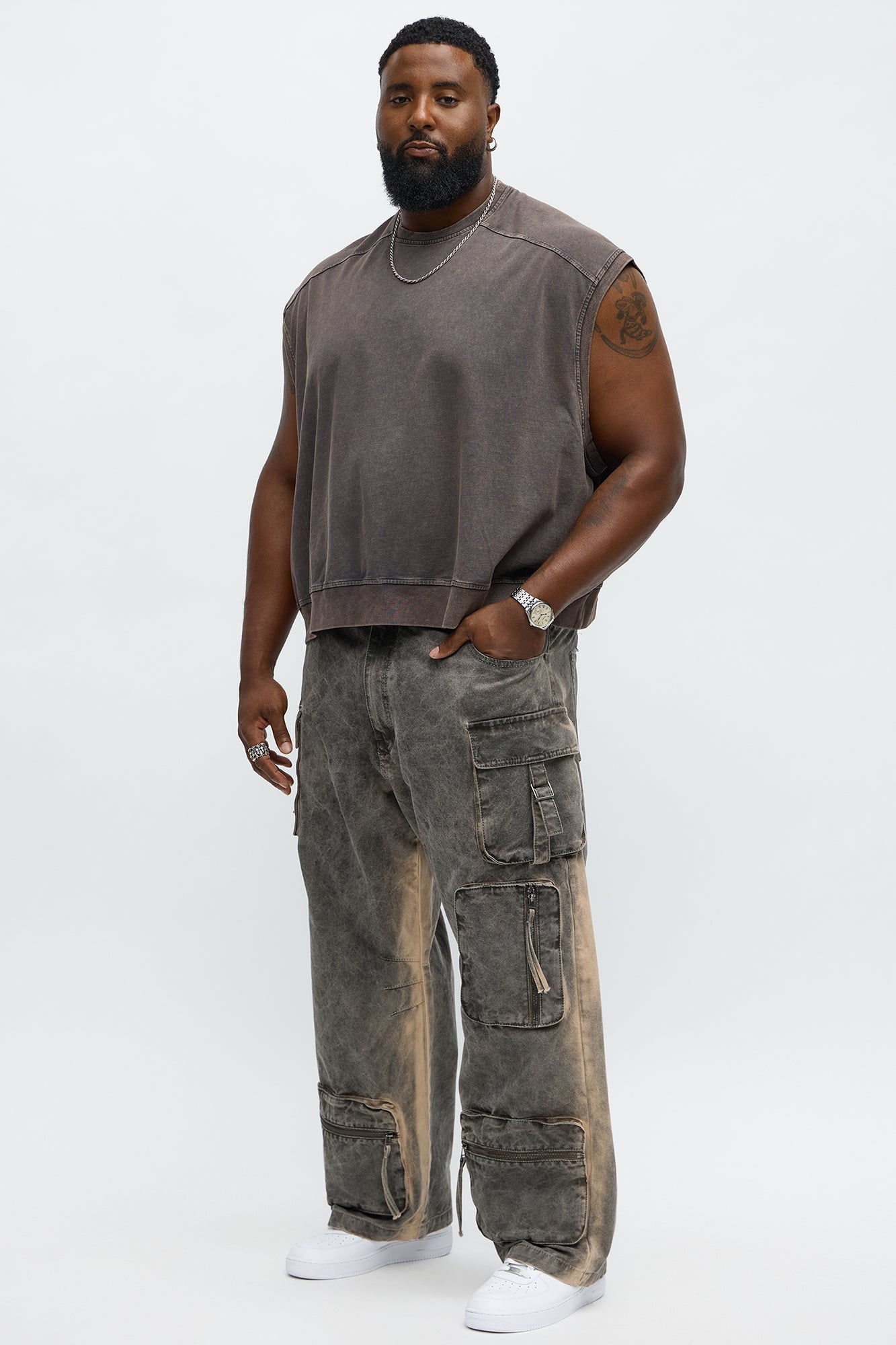 Baggy Go Now Cargo Pant - Grey