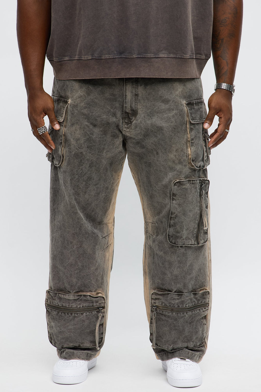 Baggy Go Now Cargo Pant - Grey