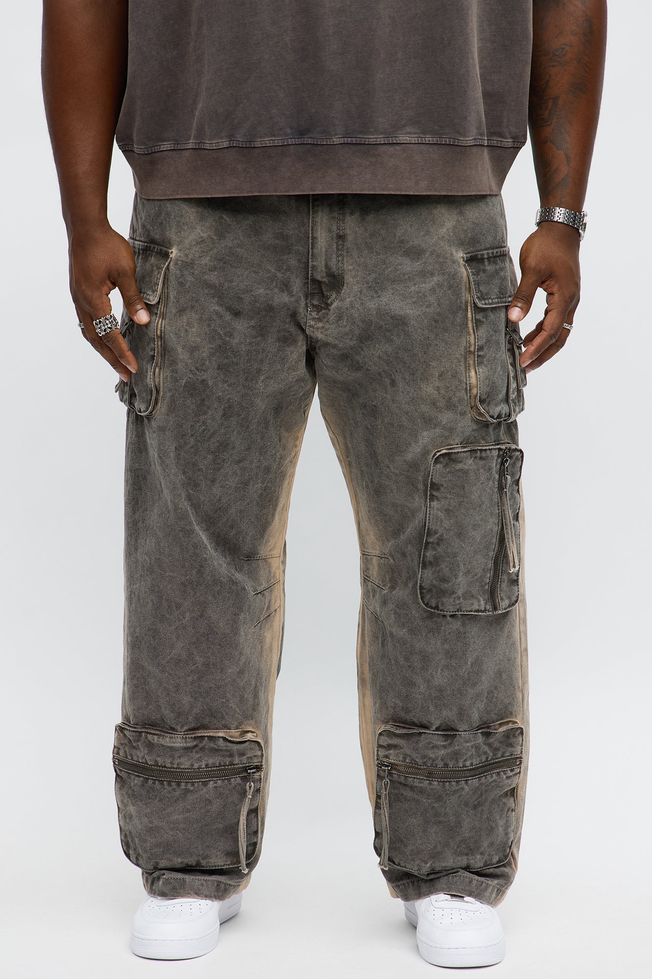 Baggy Go Now Cargo Pant - Grey