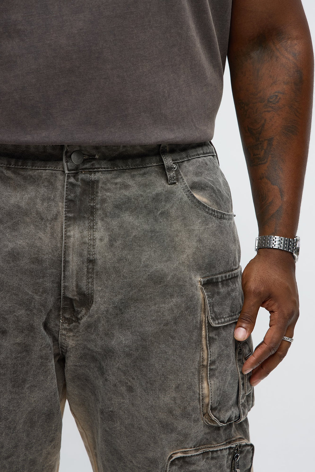 Baggy Go Now Cargo Pant - Grey