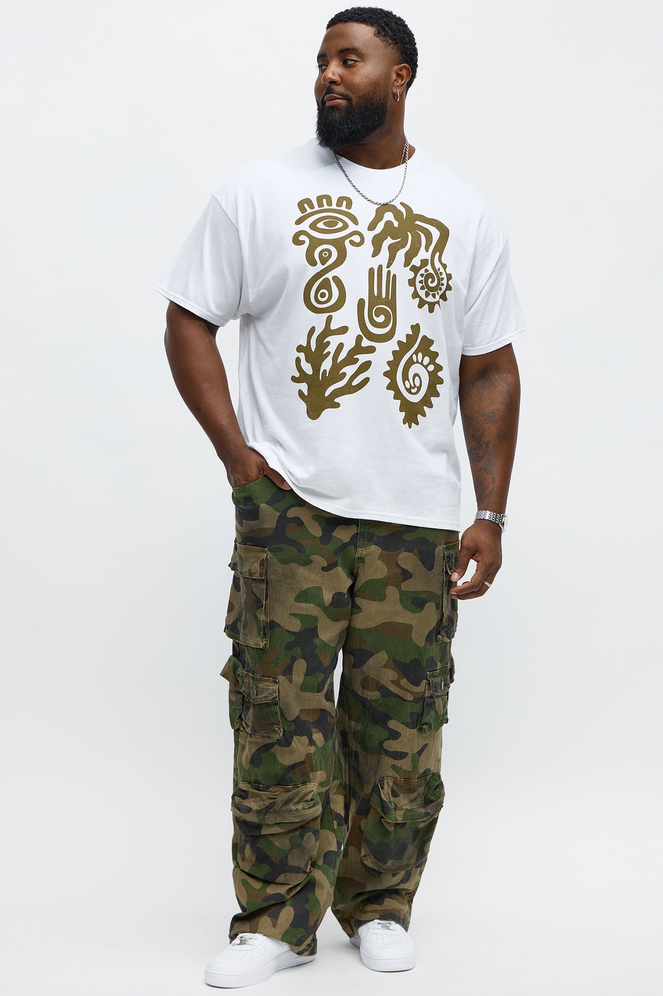 Oceanic Art Short Sleeve Tee - White