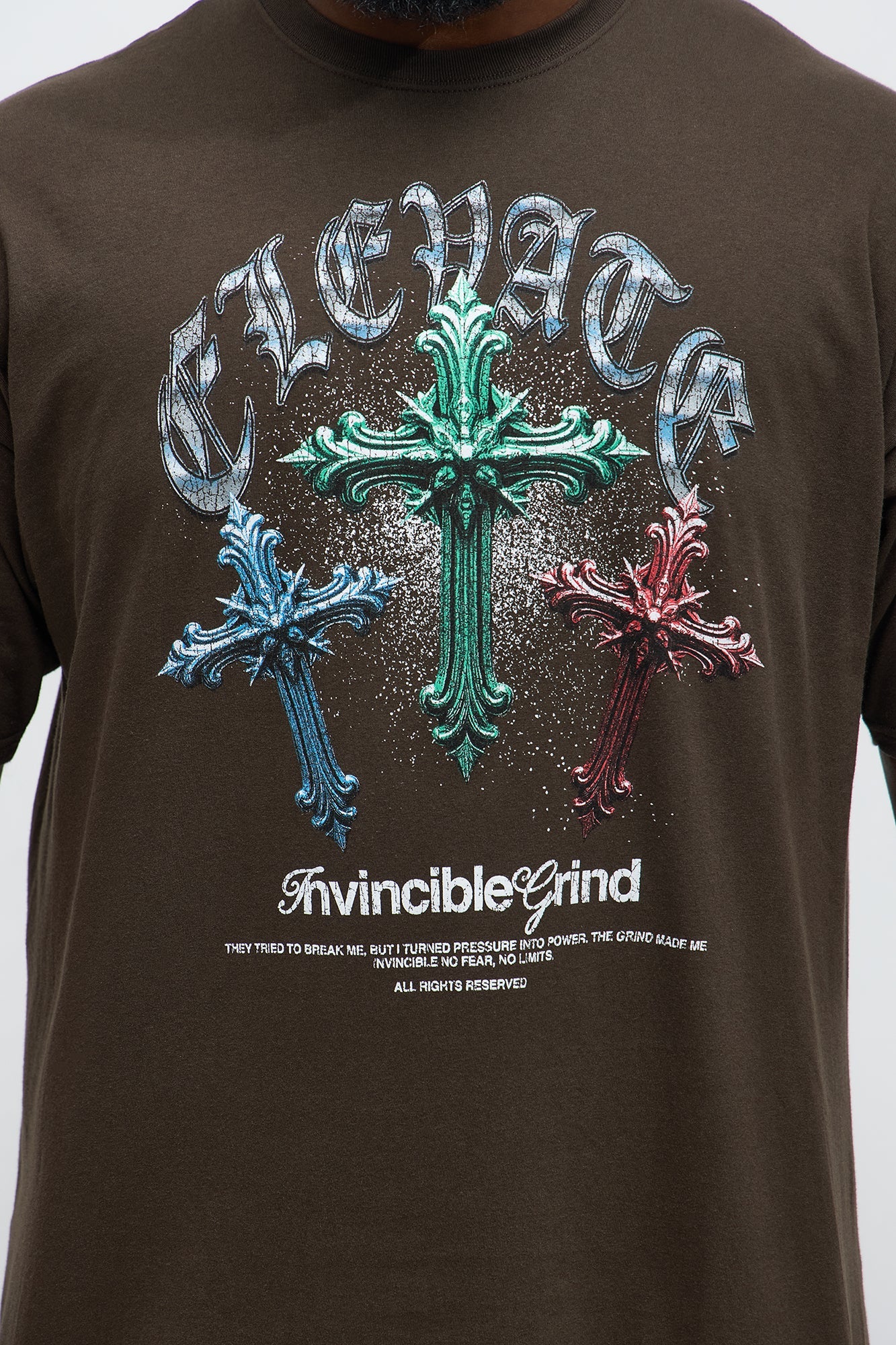 Invincible Grind Short Sleeve Tee - Brown