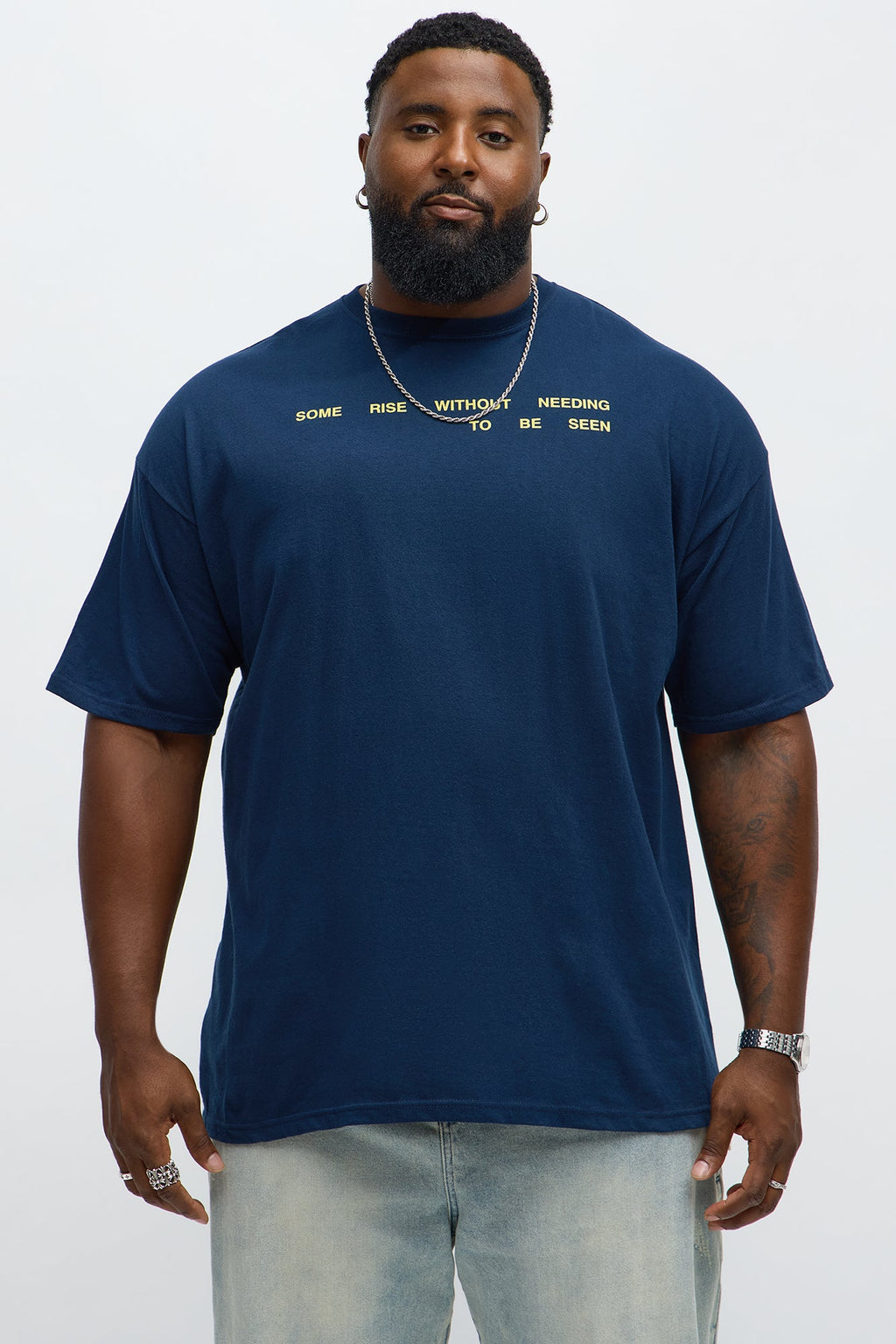 Crowned By Pain Short Sleeve Tee - Navy