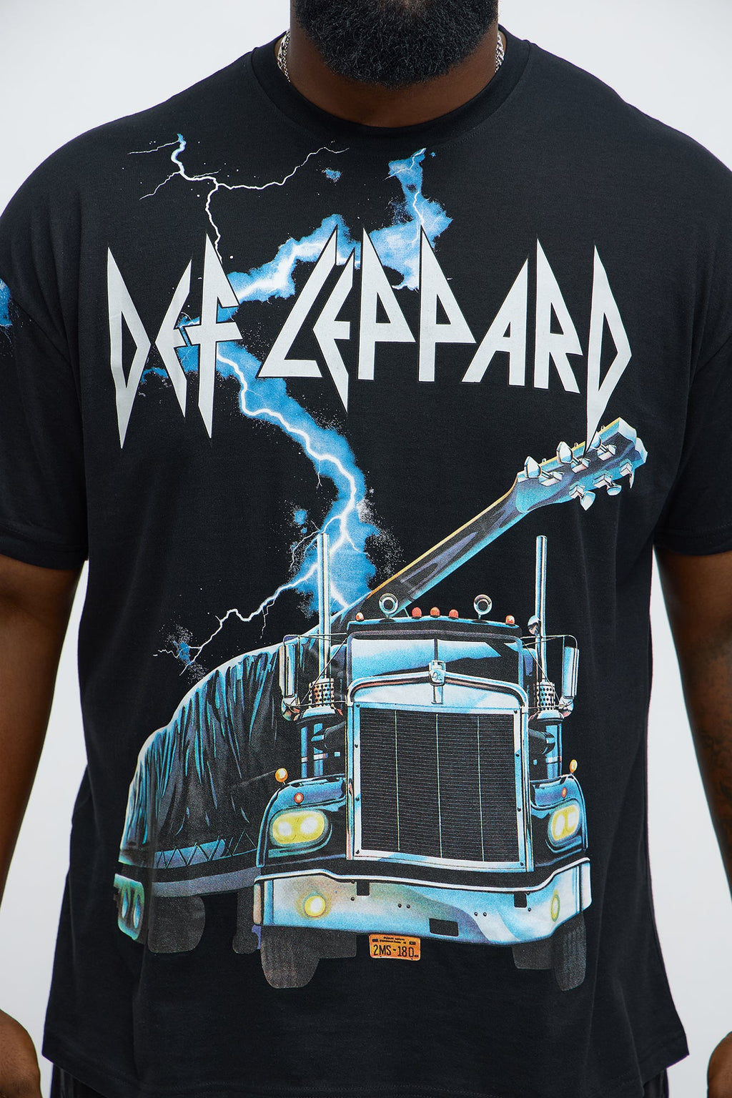 Def Leppard On Through The Night Short Sleeve Tee - Black