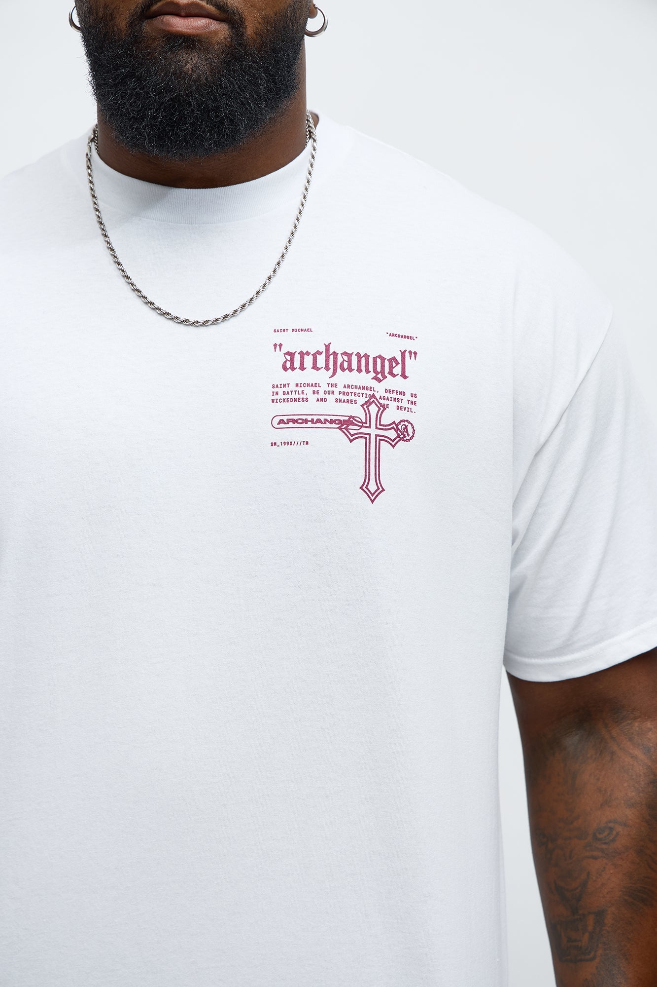Archangel Protection Short Sleeve Tee - White