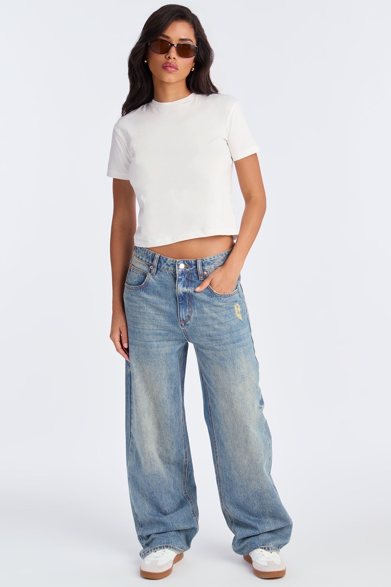 Making Plans Tinted Jeans - Vintage Wash