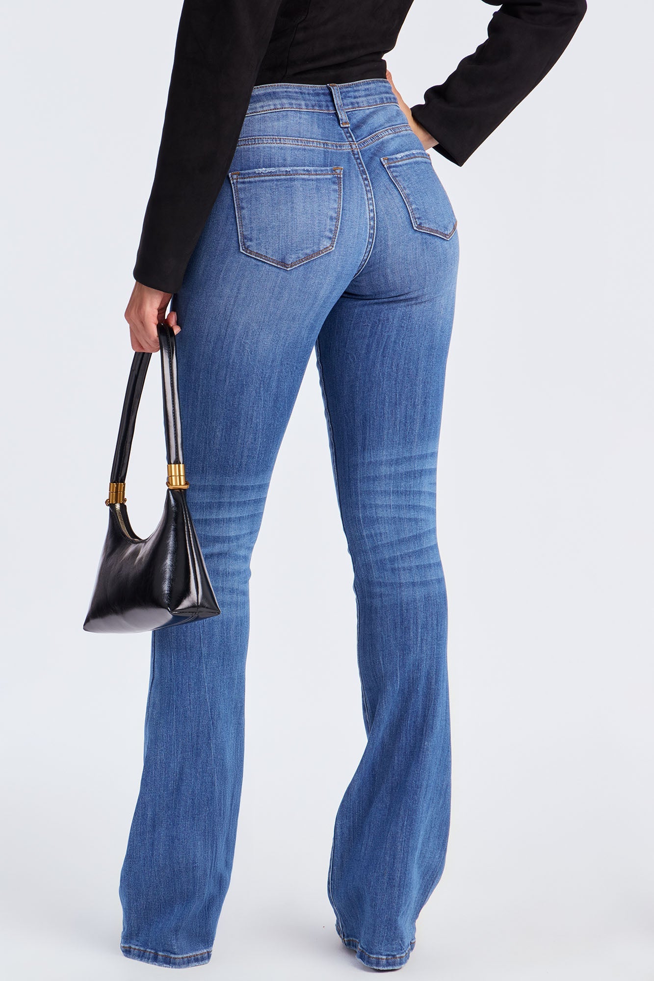 Tall Out Of My Way Low Rise Bootcut Jean - Medium Wash