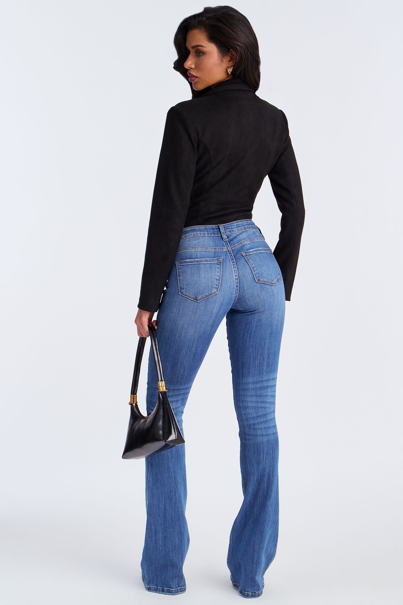 Tall Out Of My Way Low Rise Bootcut Jean - Medium Wash