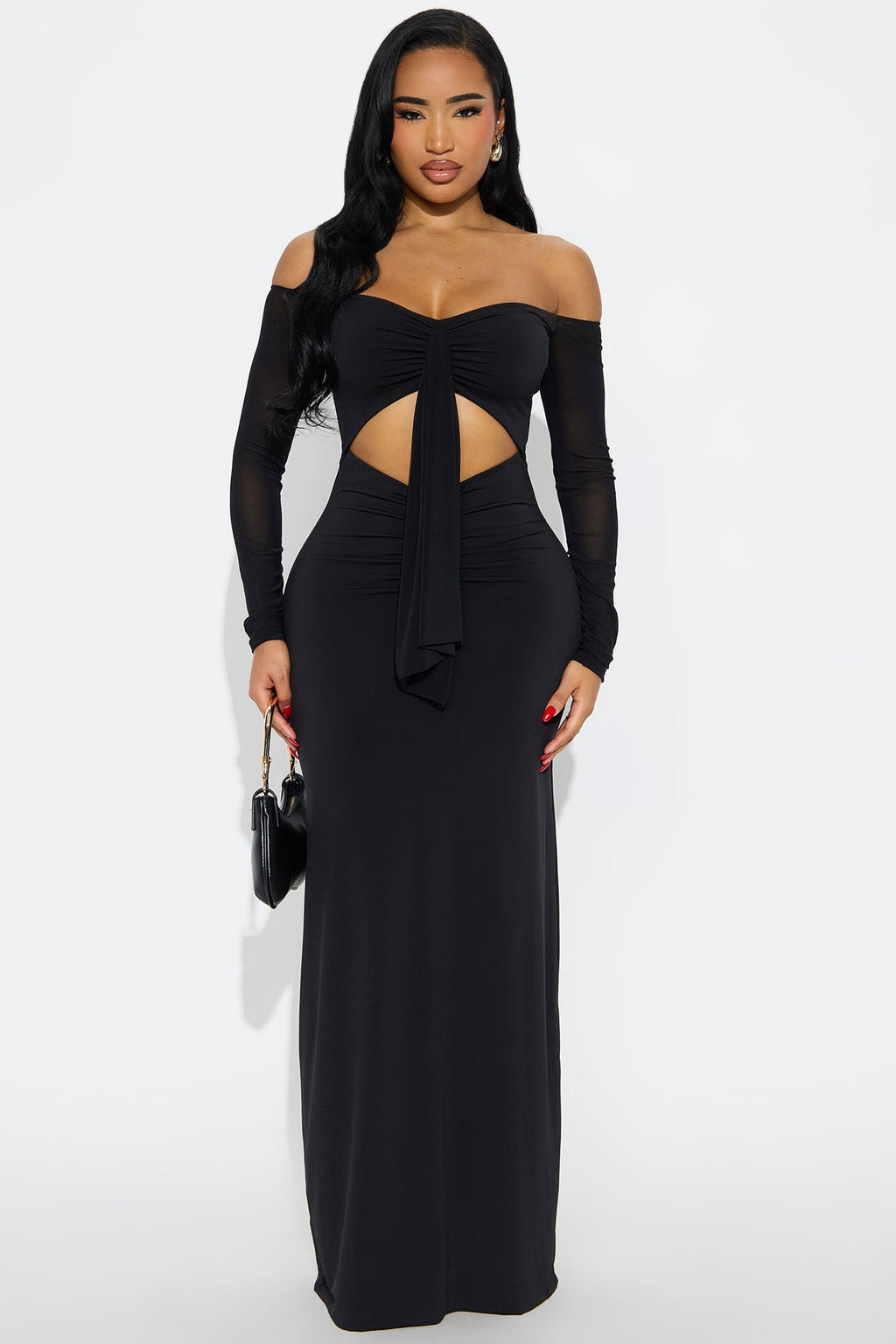 Sweet Like Sugar Maxi Dress - Black