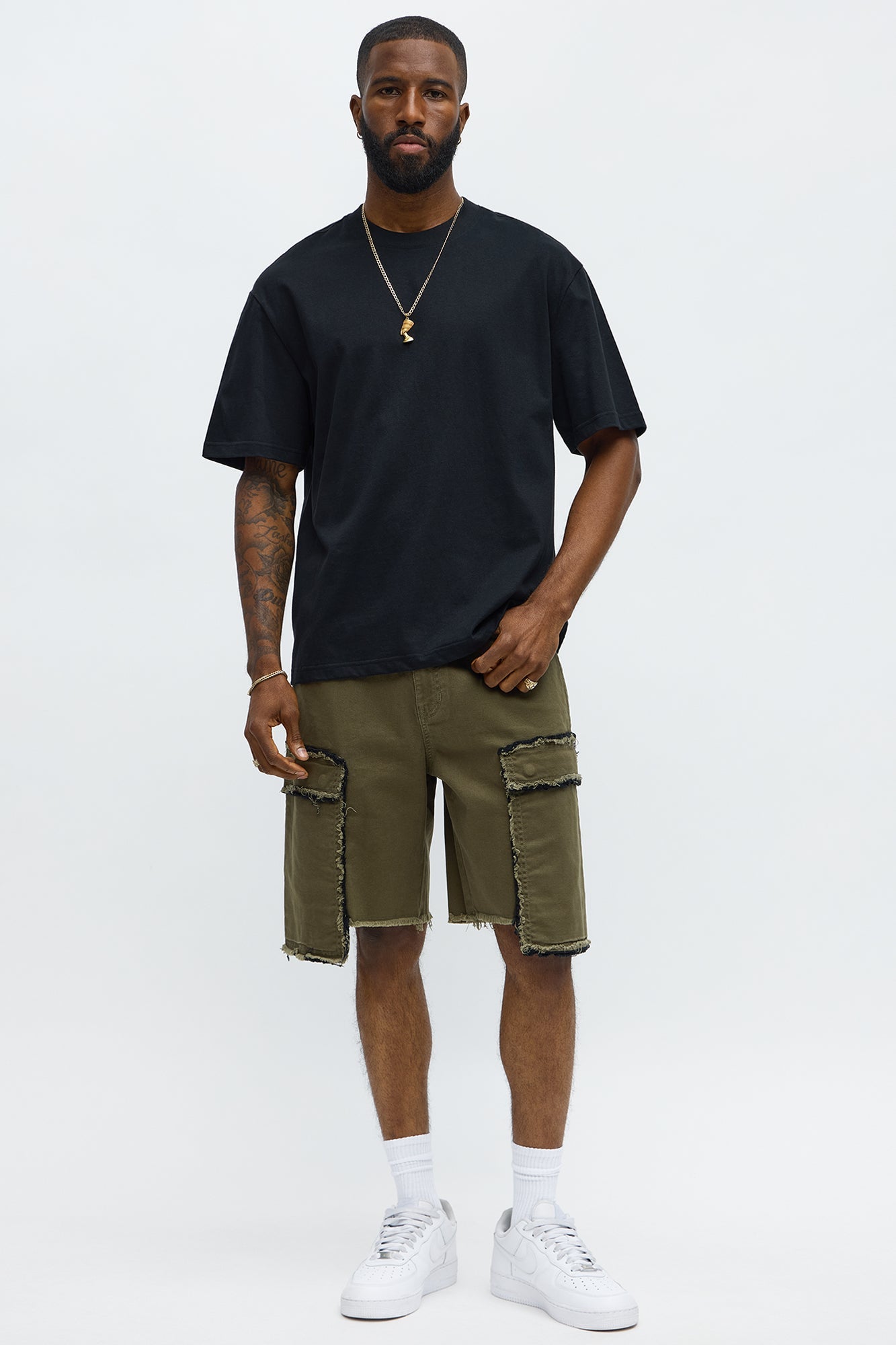 Premium Relaxed Soft Cotton Tee - Black