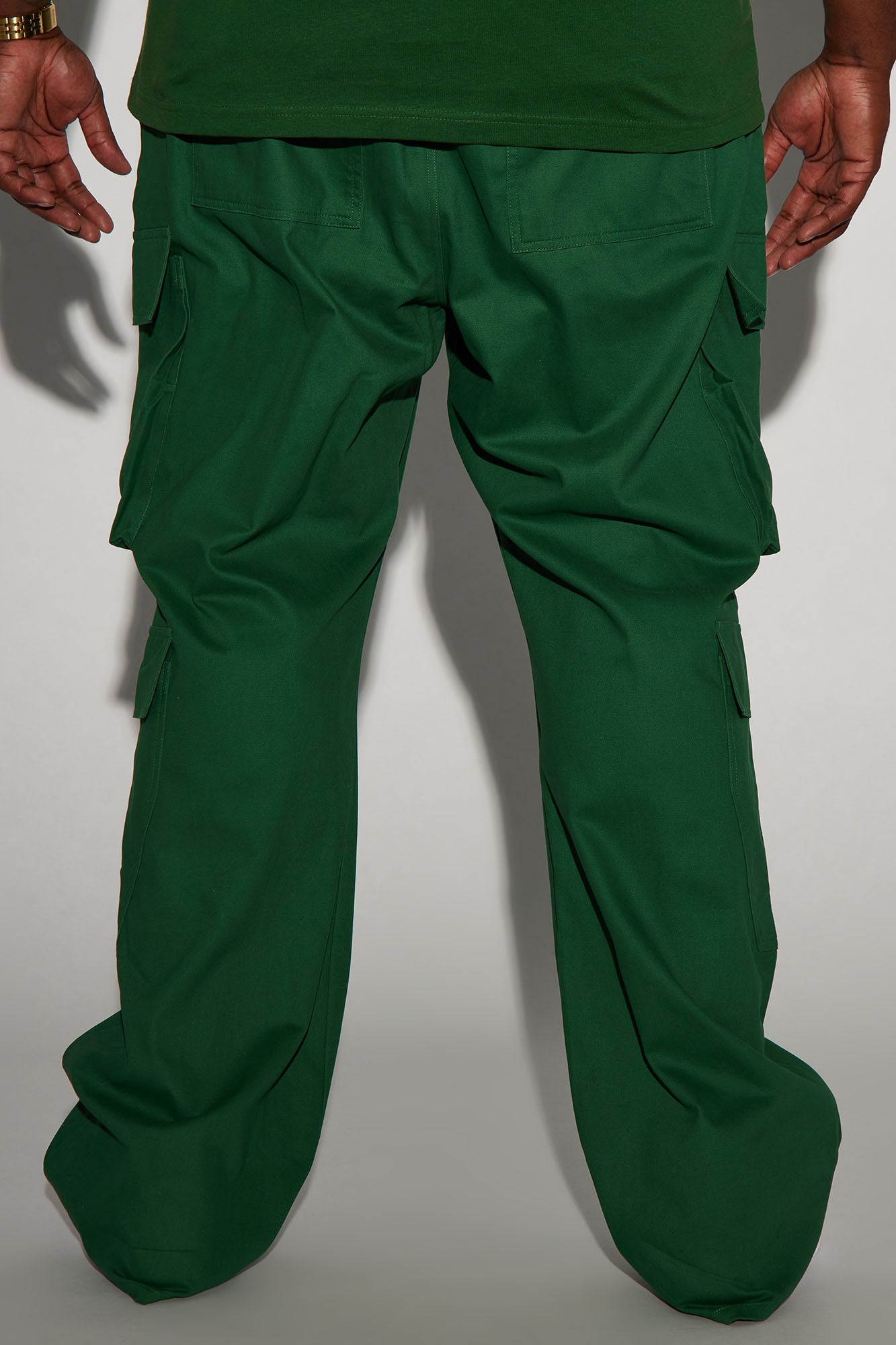 Alisos Twill Slim Flare Cargo Pants - Hunter