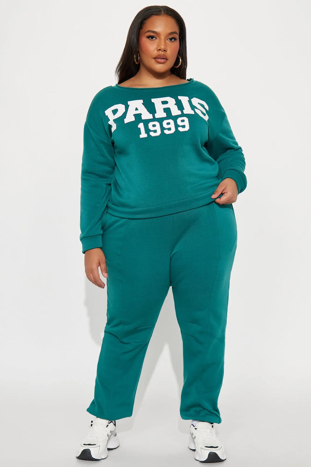 Paris 1999 Fleece Jogger Set - Hunter 
