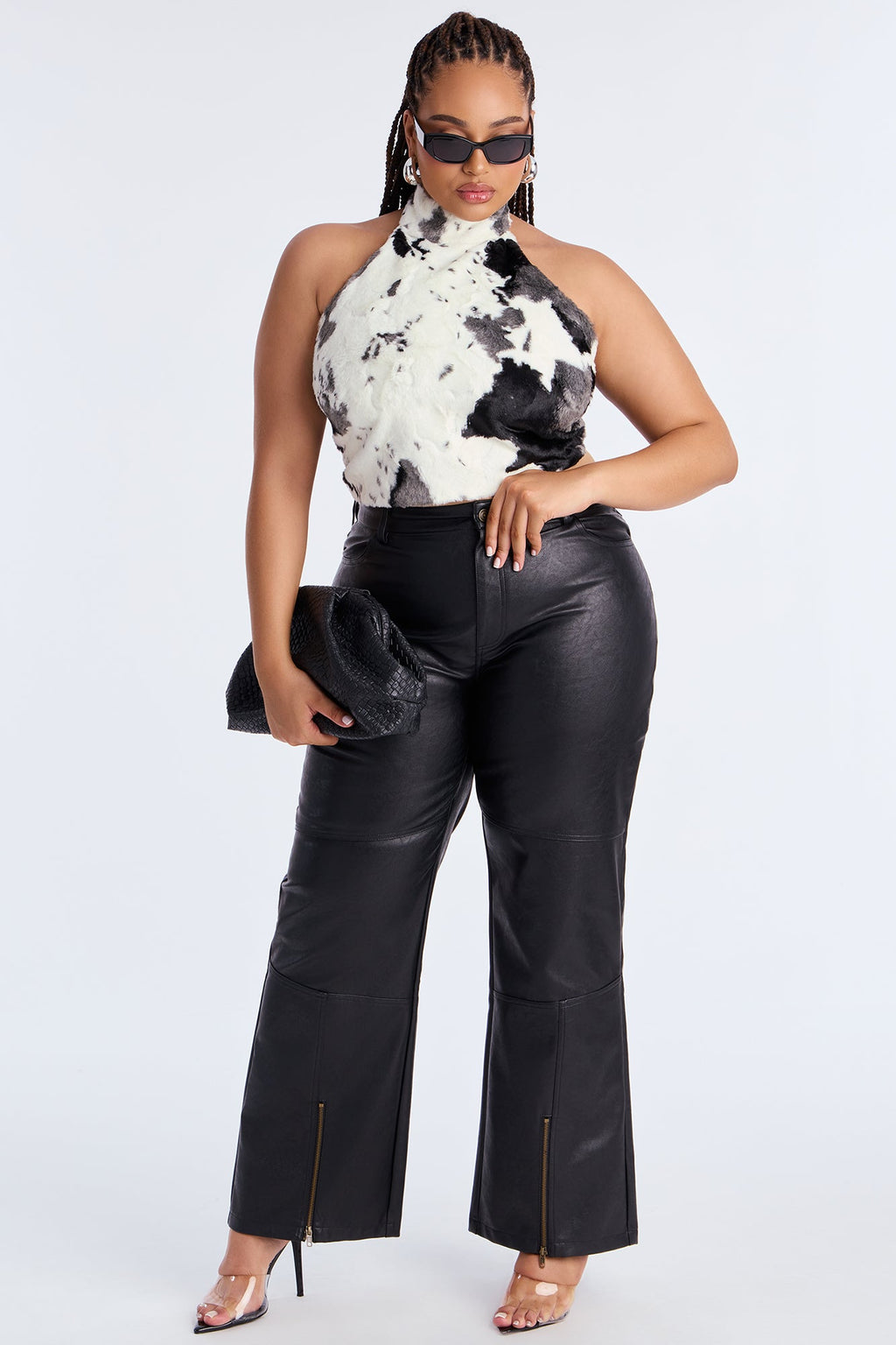 Hot N' Spicy Faux Leather Pant - Black 