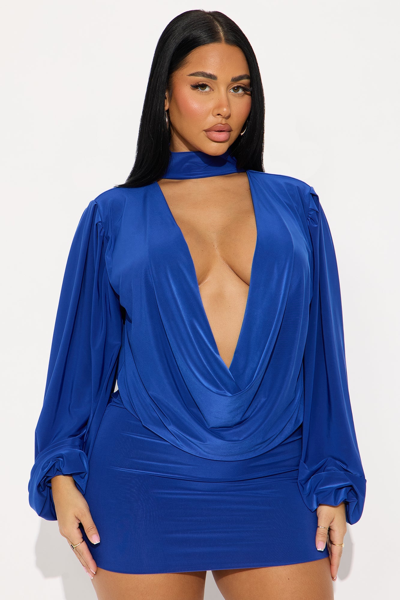 Second Chances Mini Skirt Set - Royal