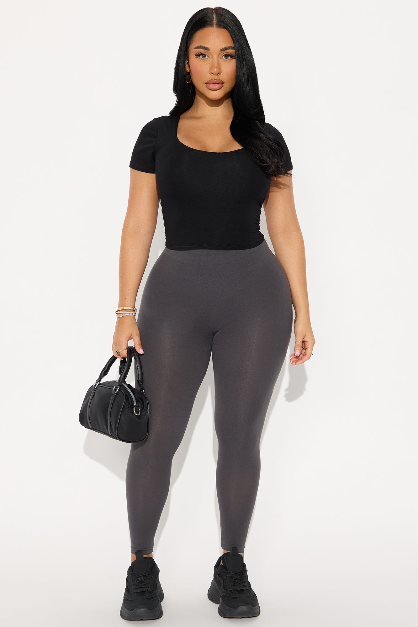 Serene Mood High Rise Seamless Legging - Charcoal
