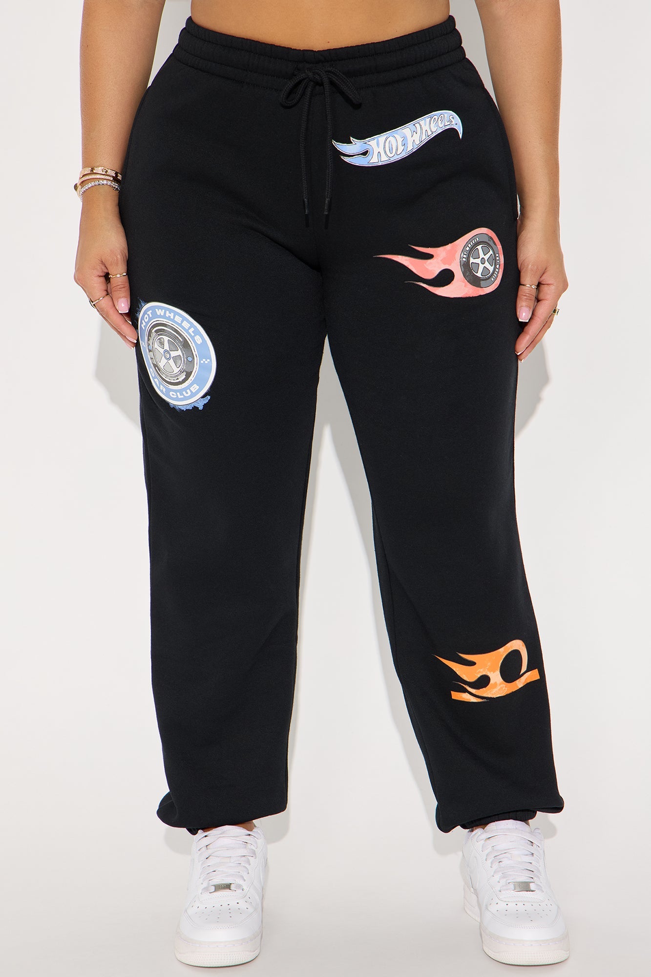 Race Day Hot Wheels Fleece Jogger - Black