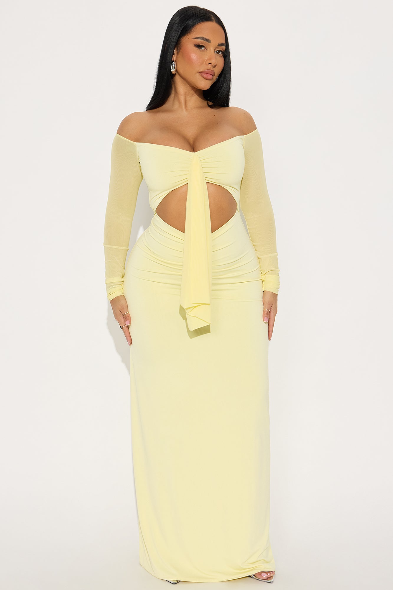 Sweet Like Sugar Maxi Dress - Butter Yellow