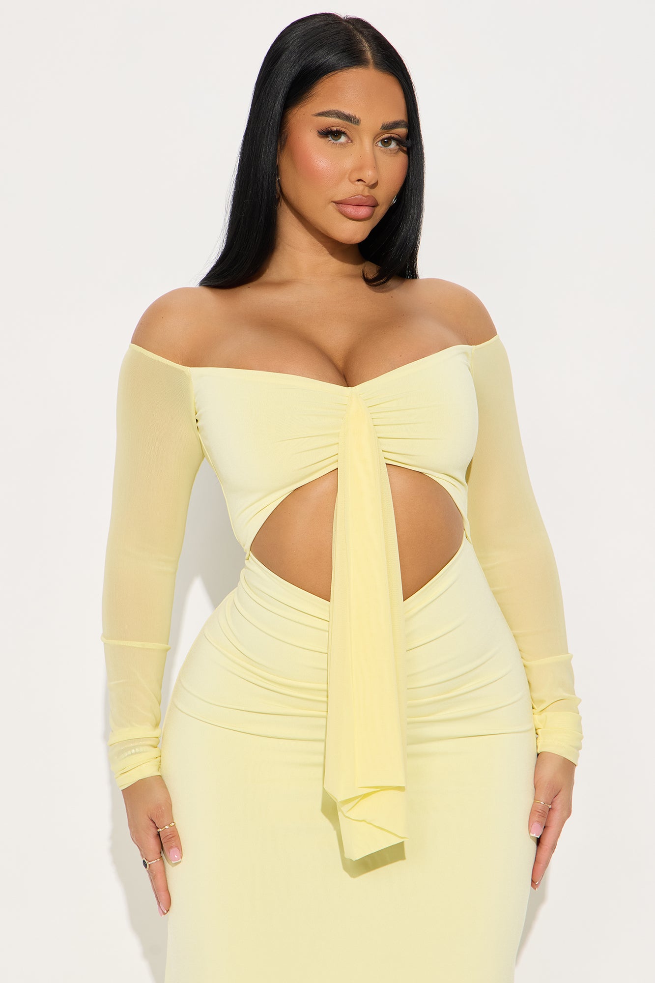 Sweet Like Sugar Maxi Dress - Butter Yellow
