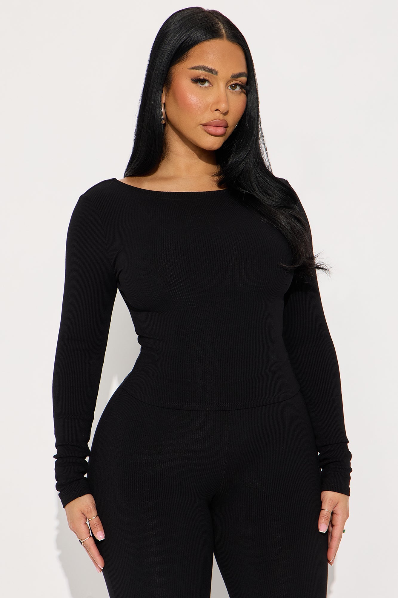 Jessica Backless Snatched Pant Set - Black