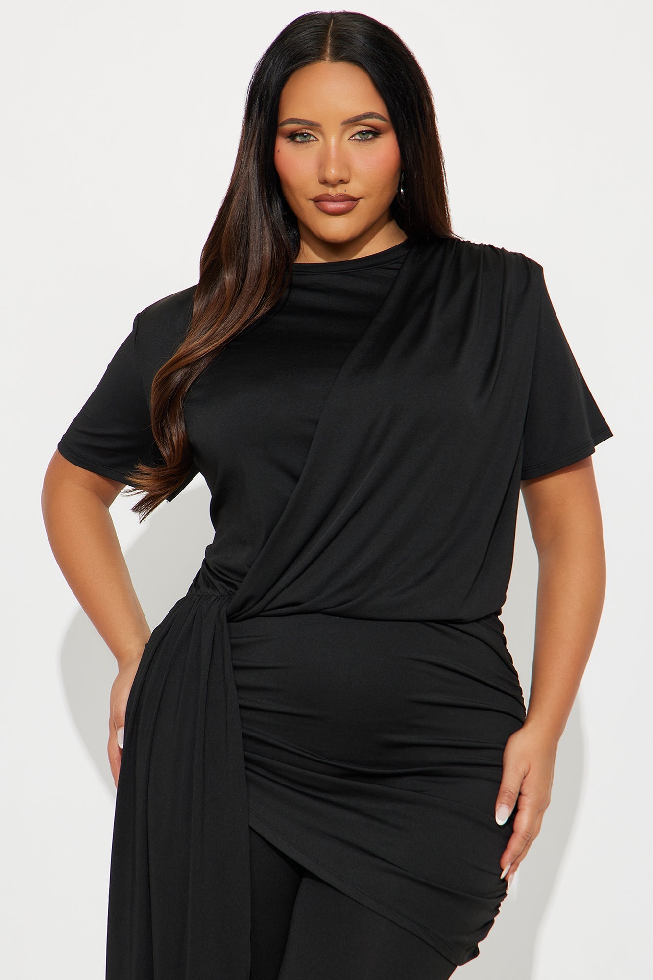 Crush Hour Skinny Leg Jumpsuit - Black