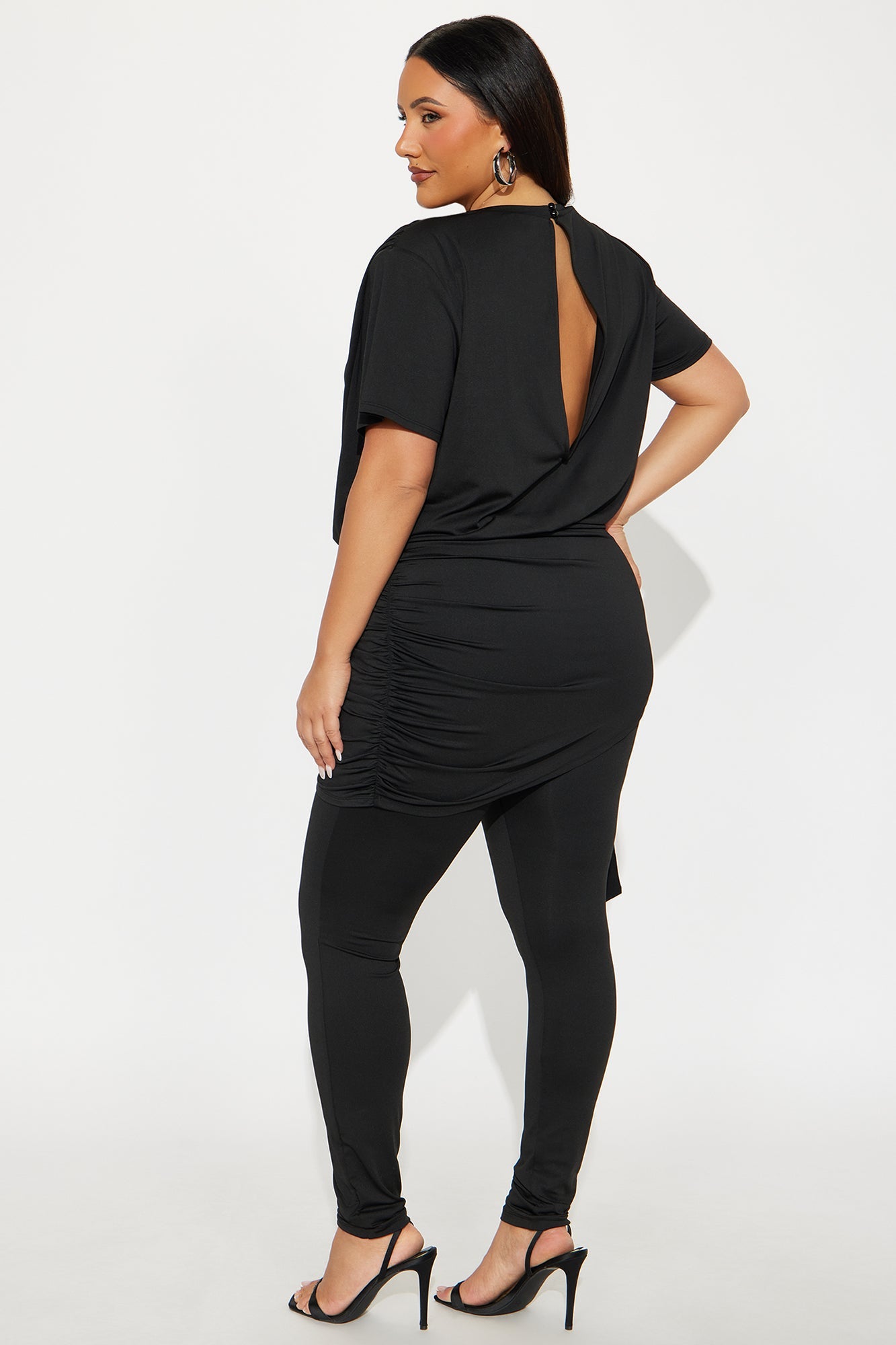 Crush Hour Skinny Leg Jumpsuit - Black