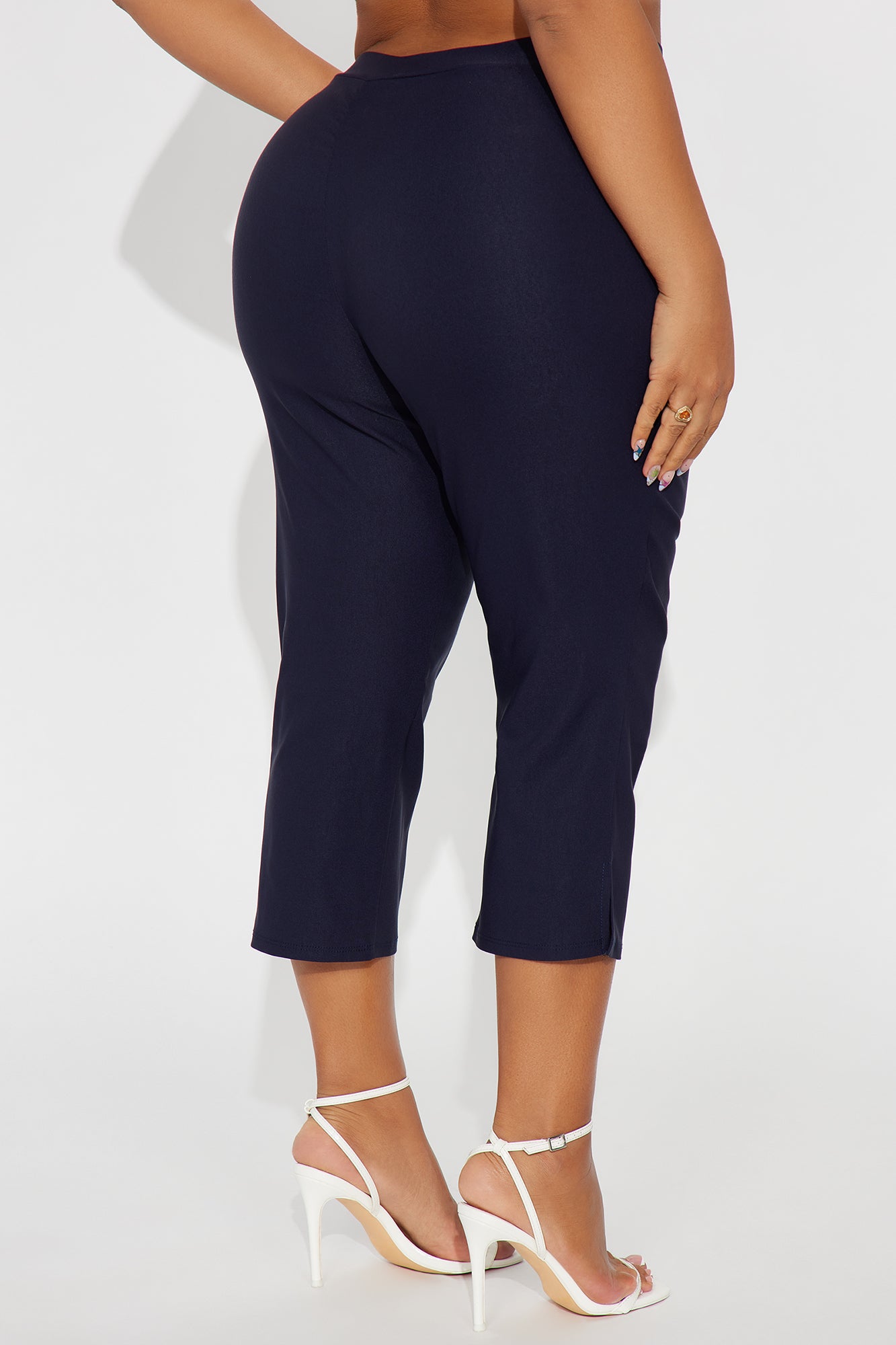 Natalia Millennium Capri Skinny Pant 20″ - Navy