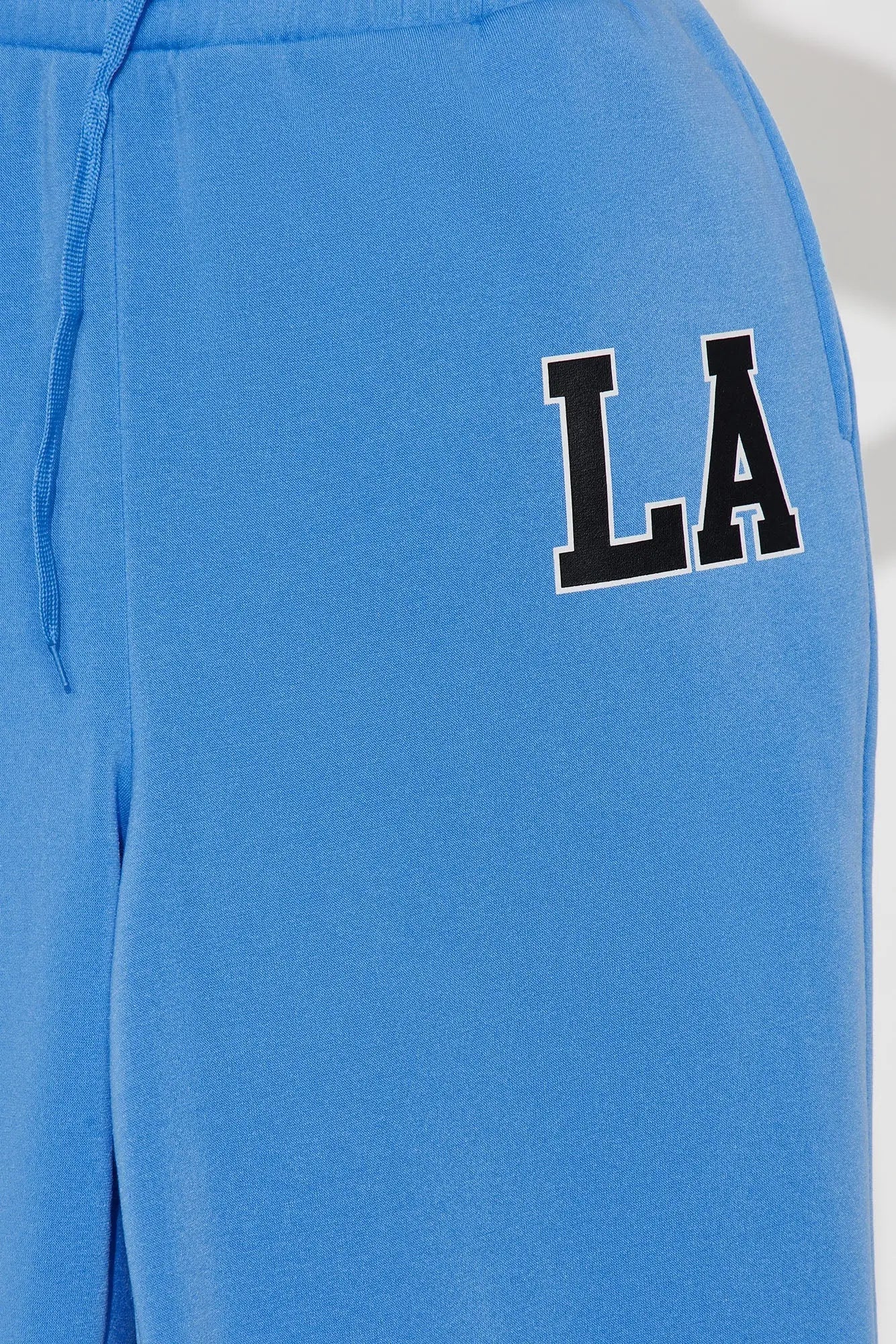 LA Oversized Fleece Pant Set - Blue 