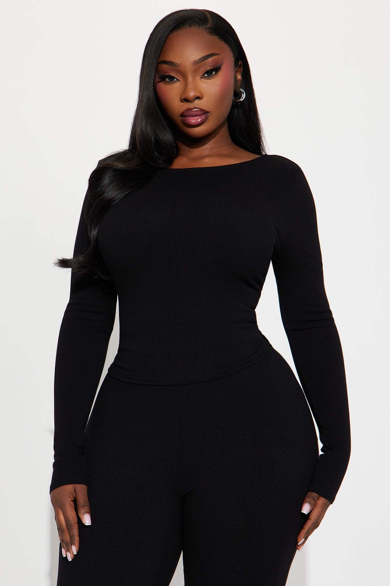 Jessica Backless Snatched Pant Set - Black