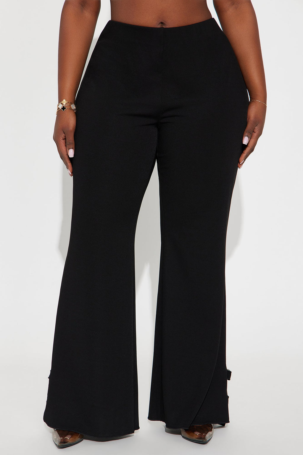 Cassidy Ponte Wide Leg Pant 32″ - Black