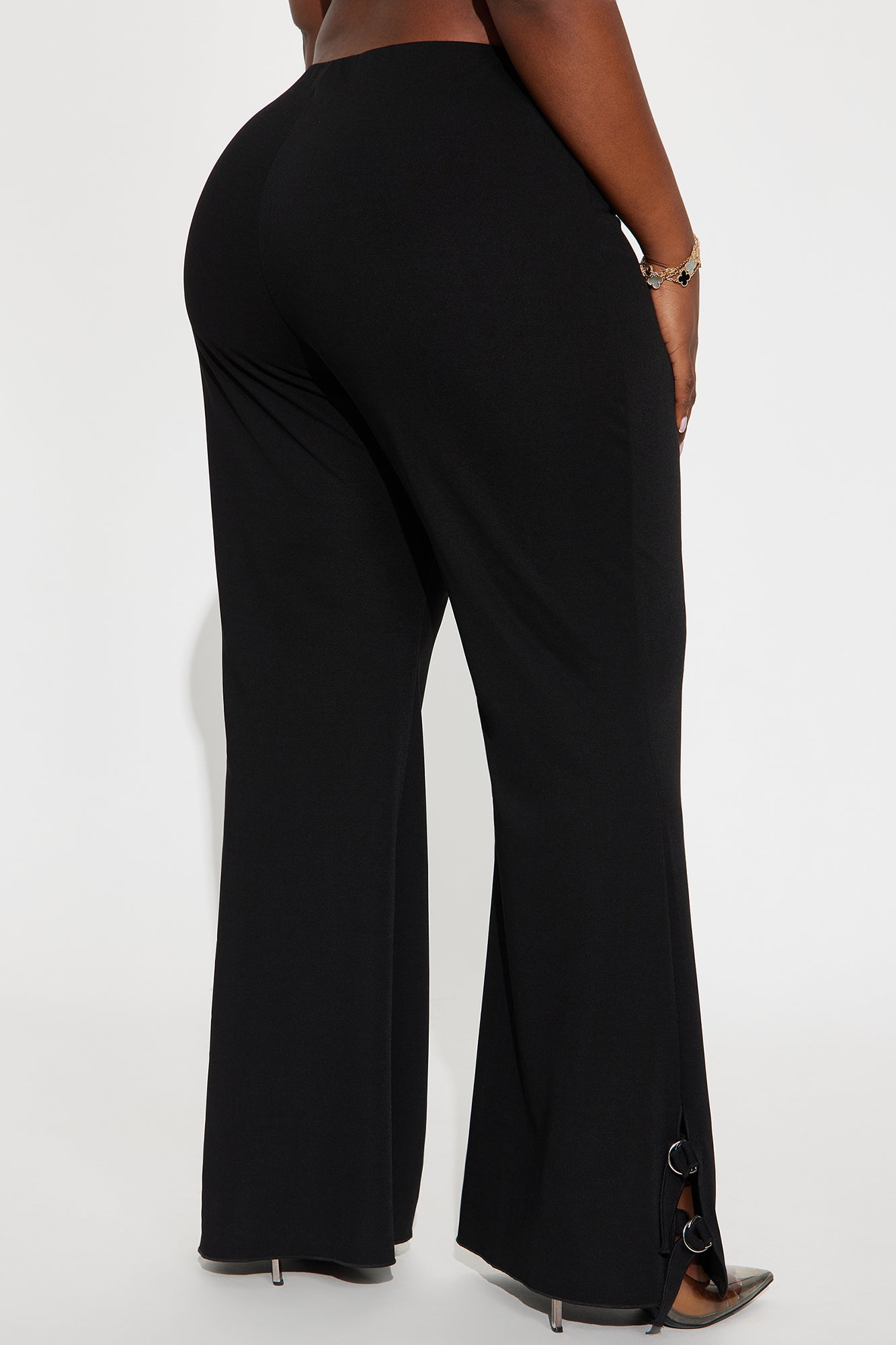 Cassidy Ponte Wide Leg Pant 32″ - Black