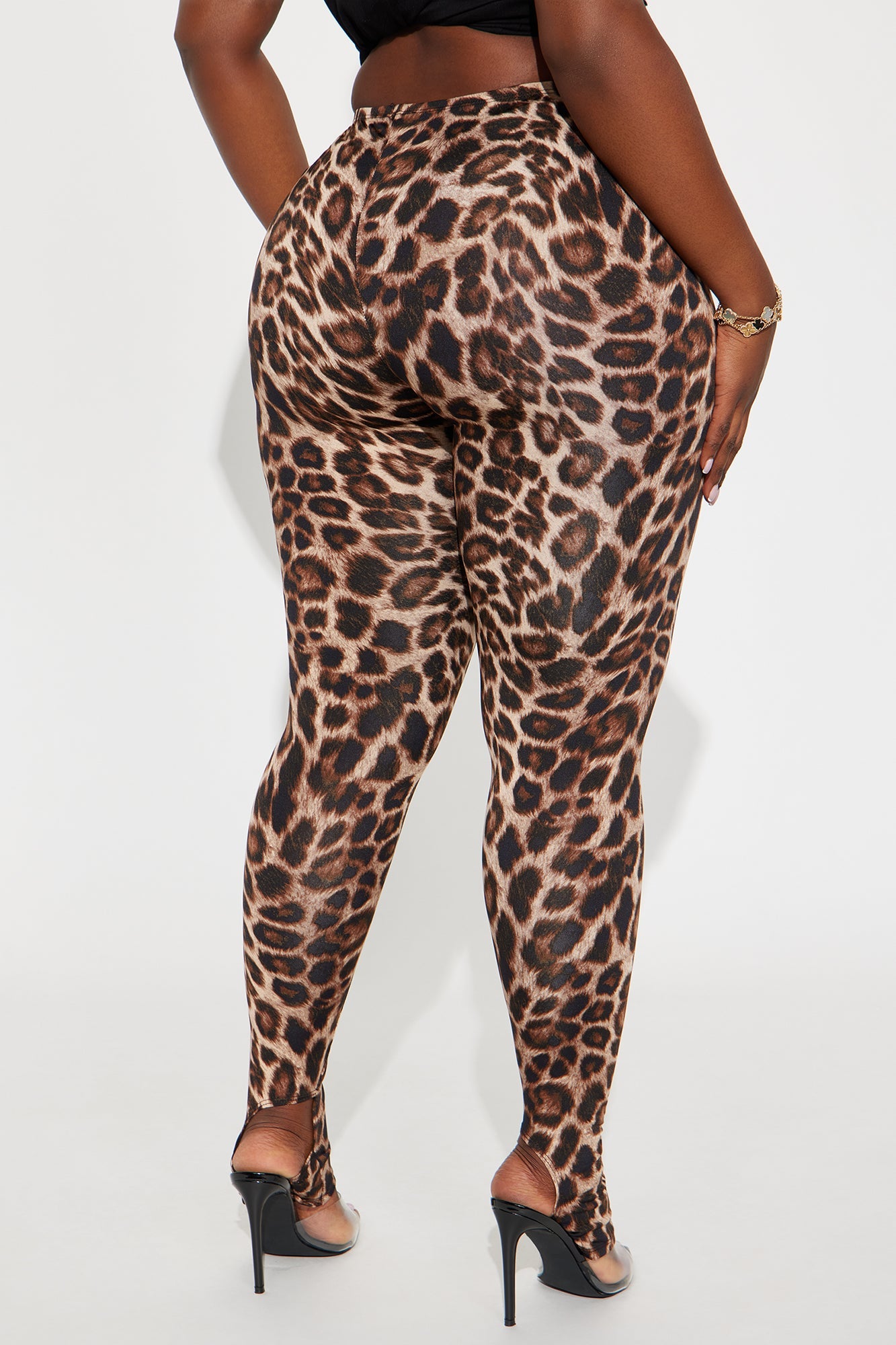 Wild One High Rise Leopard Footed Legging - Leopard